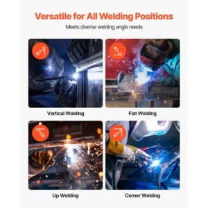 solid mig welding wire, er70s 6 0.023 inch 10 lbs, low spatter mild steel welding wire with high deoxidizers for all position gas shielded welding