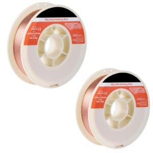 Solid MIG Welding Wire, ER70S-6 0.03-inch 10 LBS, Low Spatter Mild Steel Welding Wire with High Deoxidizers for All-Position Gas Shielded Welding