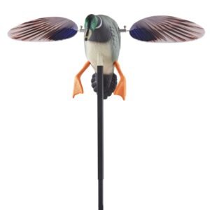 spinning wing motion duck decoys, outdoor teal decoys for hunting, floating duck for pool, pond, and lake, realistic plastic duck hunting decoy, garden yard decoration, easy to carry, 1 pack