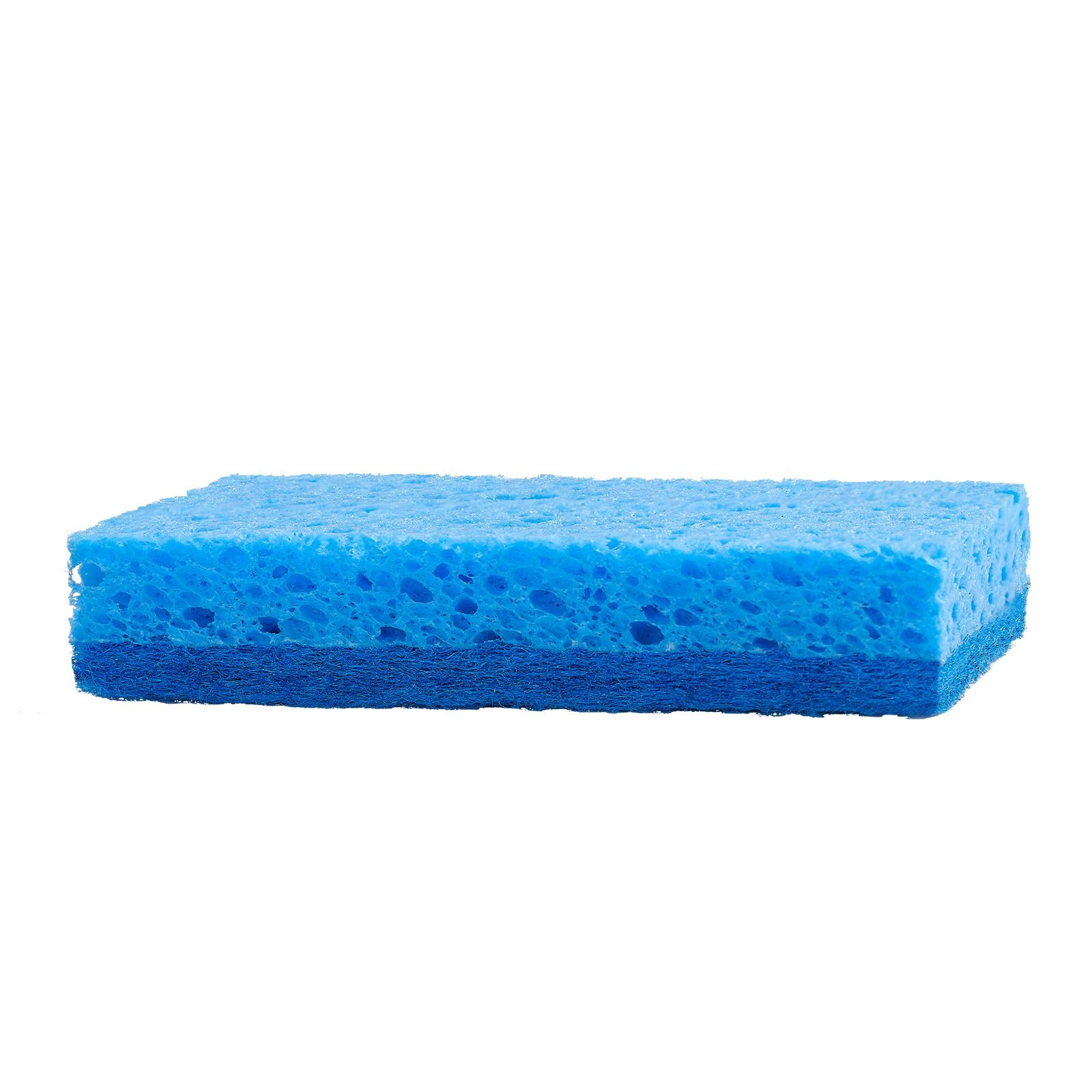 sponges, 12 pcs durable natural kitchen sponges with cellulose & scrub pad, easy to rinse cleaning sponges with honeycomb structure & quick water absorption, fit for home cleaning