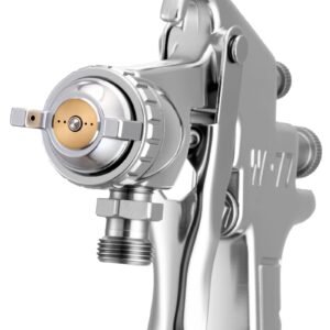 spray paint pressure pot, 0.5 gal/2 l pressure pot paint sprayer, φ1.8mm + φ3mm two spray guns central pneumatic sprays gun with two 9.8 ft/3 m hoses for furniture, car, fence, max 45 psi