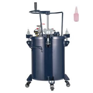Spray Paint Pressure Pot Tank, 30L/8gal Air Paint Pressure Pot with Manual Mixing Agitator, Leak Repair Sealant for Industry Home Decor Architecture Construction Automotive Painting, 70PSI Max