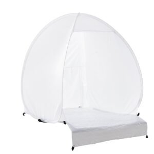 spray paint shelter, 40 x 35 x 40 in pop up portable spray paint tent with built in floor, exhaust window and storage bag, foldable paint booth for furniture, diy hobby tool painting station