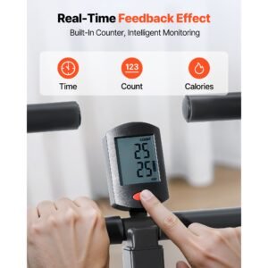 squat machine, deep squat rowing machine for home, easy setup & foldable exercise equipment, glute trainer machine with 12 gear adjustable resistance, glutes & leg home workout machine, black
