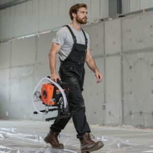 stand airless paint sprayer, 900w, 3300psi high pressure airless sprayer, cleaning brush, hose, extension rod, nozzles, electric spray paint machine for interior or exterior of house, fence