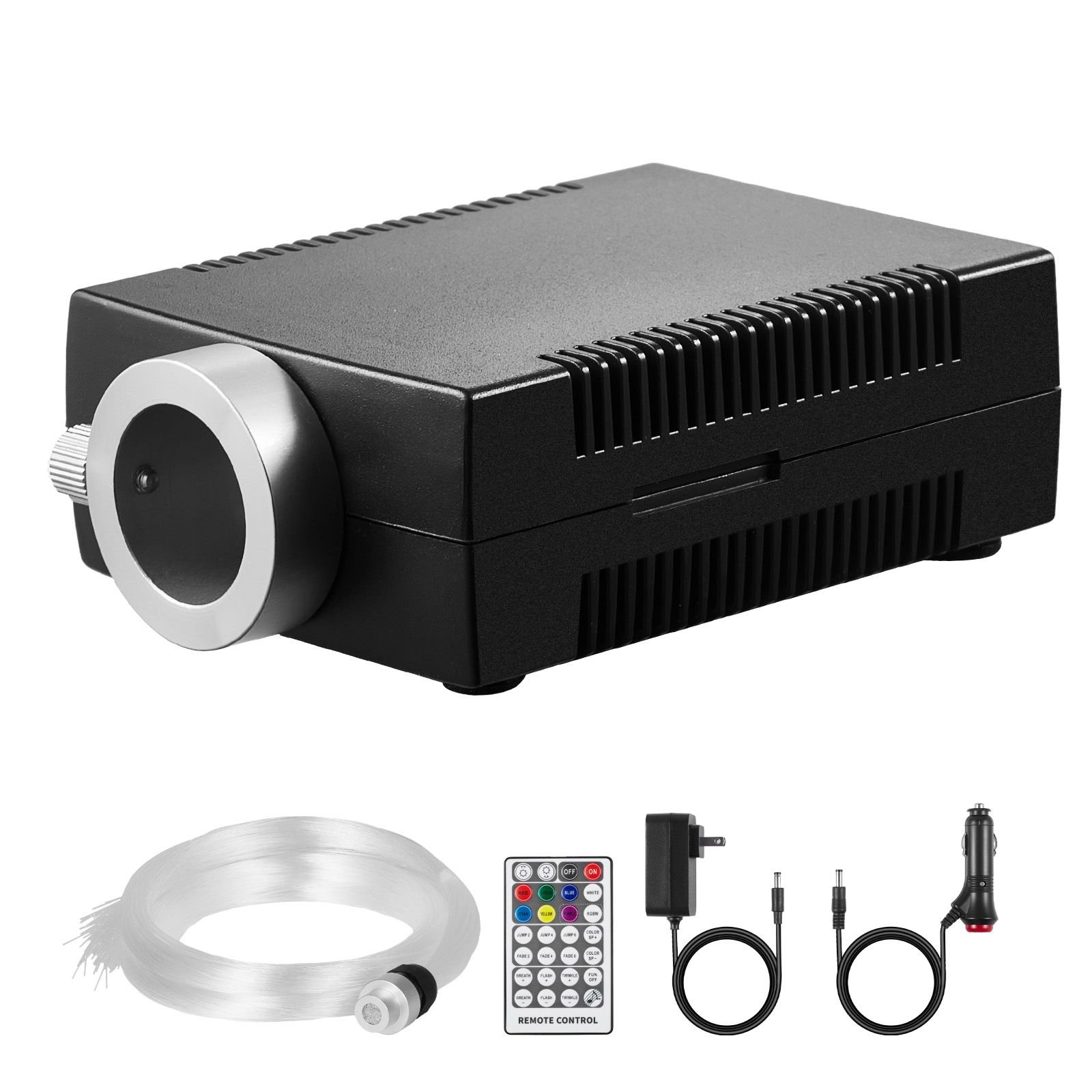 starlight headliner kit, 150 pcs 0.03 in 6.5 ft, 16w fiber optic star ceiling lights for car, bluetooth app, remote control, sound activated, rgbw light engine, for home bed room decoration