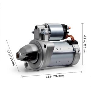 starter 17922, starter motor replacement compatible with bmw 1 series m 3.0l l6 2011, 128i 3.0l l6 2008 2011, 325i/325xi 3.0l l6 2006, 335xi 3.0l l6 2007 2008, oem 428000 1760 410 24145 lrs02298