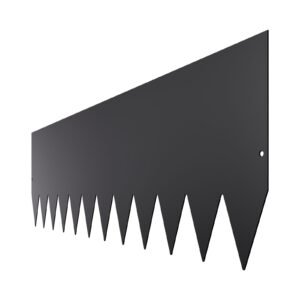 steel landscape edging, 4 packs 40 x 12 in rust resistant metal landscape edging, bendable garden edging border, heavy duty lawn edging, easy to install, flower bed yard pathway divider black