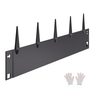 Steel Landscape Edging, 5 Packs 39 x 4 in Rust-Resistant Metal Landscape Edging, Bendable Garden Edging Border, Heavy Duty Lawn Edging, Easy-to-Install, Flower Bed Yard Pathway Divider Black