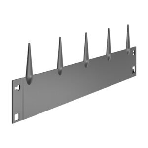 steel landscape edging, 5 packs 39 x 4 in rust resistant metal landscape edging, bendable garden edging border, heavy duty lawn edging, easy to install, flower bed yard pathway divider dark gray