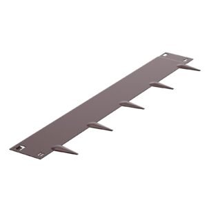 steel landscape edging, 5 packs 39 x 5 in rust resistant metal landscape edging, bendable garden edging border, heavy duty lawn edging, easy to install, flower bed yard pathway divider brown