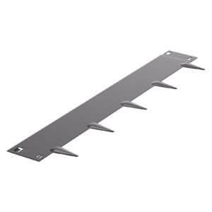 steel landscape edging, 5 packs 39 x 5 in rust resistant metal landscape edging, bendable garden edging border, heavy duty lawn edging, easy to install, flower bed yard pathway divider dark gray