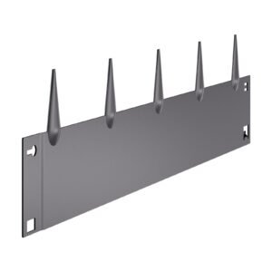 steel landscape edging, 5 packs 39 x 5 in rust resistant metal landscape edging, bendable garden edging border, heavy duty lawn edging, easy to install, flower bed yard pathway divider dark gray