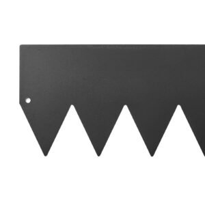 steel landscape edging, 6 packs 40 x 6 in rust resistant metal landscape edging, bendable garden edging border, heavy duty lawn edging, easy to install, flower bed yard pathway divider black