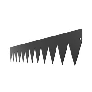 steel landscape edging, 6 packs 40 x 6 in rust resistant metal landscape edging, bendable garden edging border, heavy duty lawn edging, easy to install, flower bed yard pathway divider black