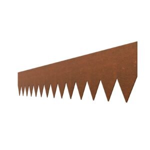 steel landscape edging, 6 packs 40 x 6 in weather resistant & pre rust metal landscape edging, bendable garden edging border, heavy duty lawn edging, flower bed yard pathway divider