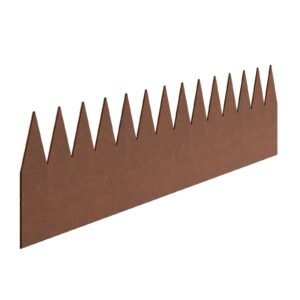 steel landscape edging, 6 packs 40 x 6 in weather resistant & pre rust metal landscape edging, bendable garden edging border, heavy duty lawn edging, flower bed yard pathway divider