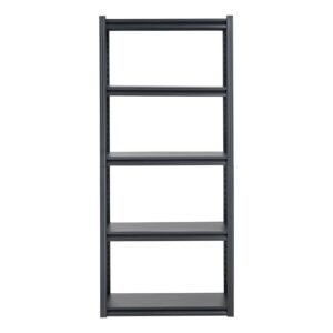 storage shelves, 2000 lbs, 5 tier garage storage shelving, 16" d x 32" w x 72" h adjustable metal shelves for garage shelves utility rack shelf, ideal for kitchen, warehouse, basement, black
