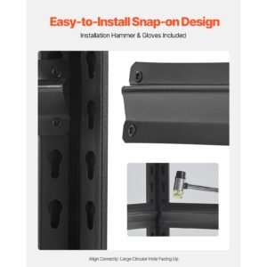 storage shelves, 2000 lbs, 5 tier garage storage shelving, 18" d x 36" w x 72" h adjustable metal shelves for garage shelves utility rack shelf, ideal for kitchen, warehouse, basement, black
