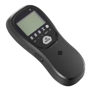 stud finder wall scanner, 5 in 1, electronic wall stud detector with smart sensor, high definition lcd display and audio alarm, for the center and edge of metal, ac wire, joists, pipes, black