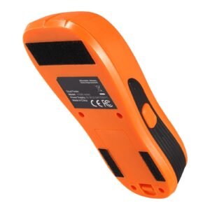 stud finder wall scanner, 5 in 1, electronic wall stud detector with smart sensor, high definition lcd display and audio alarm, for the center and edge of metal, ac wire, joists, pipes, orange