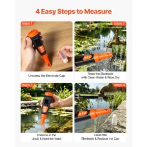 tds meter, 0 9990 ppm measuring range, ec (conductivity) /tds (ppm) multi parameter measurement, digital water tester with atc, clear va display screen, for drinking water quality testing