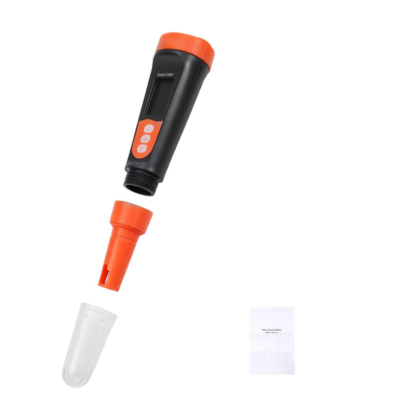 tds meter, 0 9990 ppm measuring range, ec (conductivity) /tds (ppm) multi parameter measurement, digital water tester with atc, clear va display screen, for drinking water quality testing