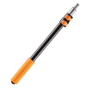 telescopic extension pole, 1.76 4 ft multi purpose extendable pole, sturdy aluminum alloy paint pole extension with flip lock design, high reach roller stick for painting, dusting and cleaning