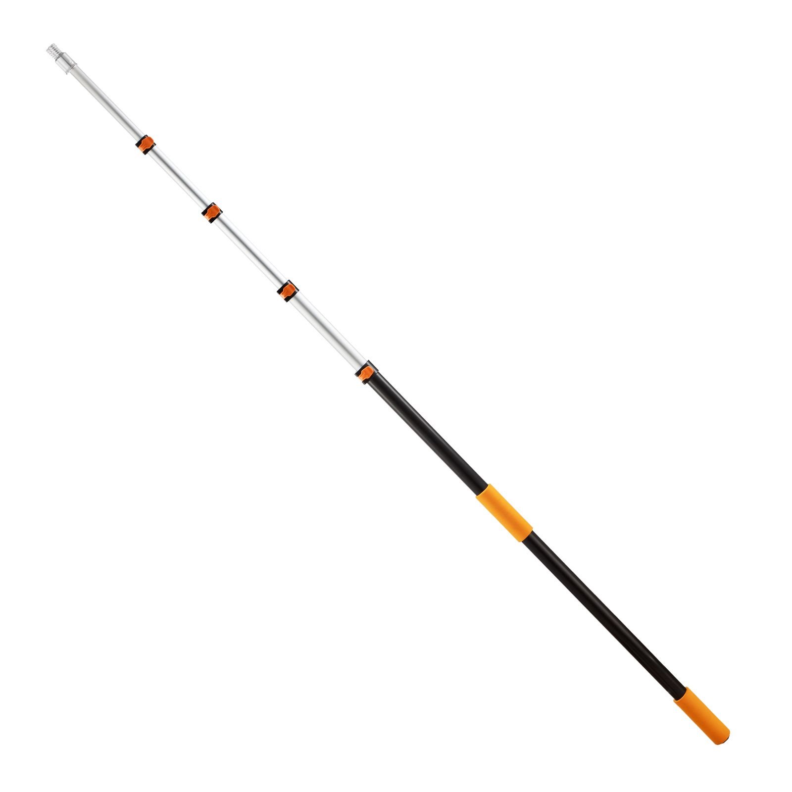 telescopic extension pole, 4.66 19 ft multi purpose extendable pole, sturdy aluminum alloy paint pole extension with flip lock design, high reach roller stick for painting, dusting and cleaning