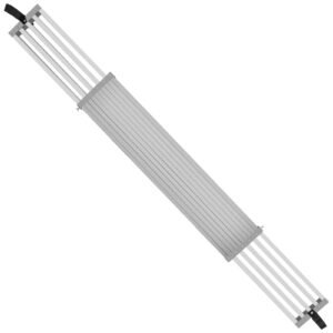 Telescoping Aluminum Work Plank, 6-9 Feet 500lbs Capacity, 12.5 inch Width Aluminum Scaffold Plank,Extension Staging Plank with Skid-Proof Platform Scaffold Ladder Accessory