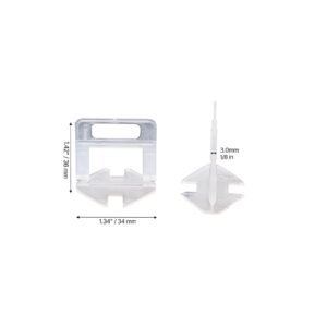 tile leveling system, 1/8 inch(3 mm) with 1pc tile plier, 700 pcs diy tile leveler spacers clips and 200 pcs reusable wedges, tile tools set for professional ceramic tile and stone installation