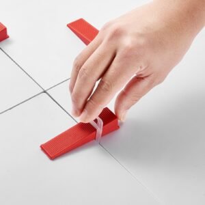 tile leveling system clips, 2200 piece diy tile leveler spacers, 1/16"(1.5 mm) tile leveler clips, tile leveling system tile installation tools for professional ceramic tile, stone installation