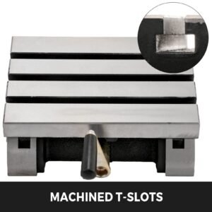tilting milling table 10x7inch tilting angle milling machine 0 90°adjustable swivel angle plate with 3 t slots and an adjustable crank handle heavy duty tilting milling machine for grinding