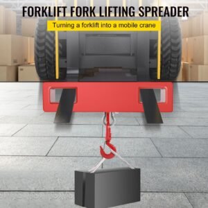 titan forklift lifting hoist swivel hook mobile crane 4400 lb. capacity lift