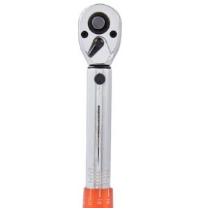 torque wrench, 1/4 inch drive click torque wrench 20 200in.lb/3 23n.m, dual direction adjustable torque wrench set, mechanical dual range scales torque wrench kit with adapters extension rod