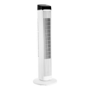 tower fan, 22 ft/s velocity quiet floor fan, 70° oscillating fans for indoors with 3 speeds, 4 modes, 12h timer, portable standing bladeless fan with remote control for bedroom, office, home