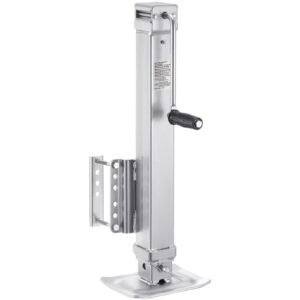 Trailer Jack, 8000 lbs Static Load Capacity, Heavy Duty Swivel Bolt-on Trailer Jack, 28.5" Lift Trailer Jack Stand with Handle for RV Trailer, Horse Trailer, Utility Trailer, and Yacht Trailer