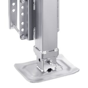 trailer jack, 8000 lbs static load capacity, heavy duty swivel bolt on trailer jack, 28.5" lift trailer jack stand with handle for rv trailer, horse trailer, utility trailer, and yacht trailer