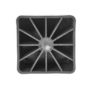 trailer jack blocks, 6" high heavy duty rv leveling blocks, each with 6000 lbs capacity, as rv jack stand, stool, camper accessories, for travel trailers, 5th wheels class a/c motorhomes, 2 pcs