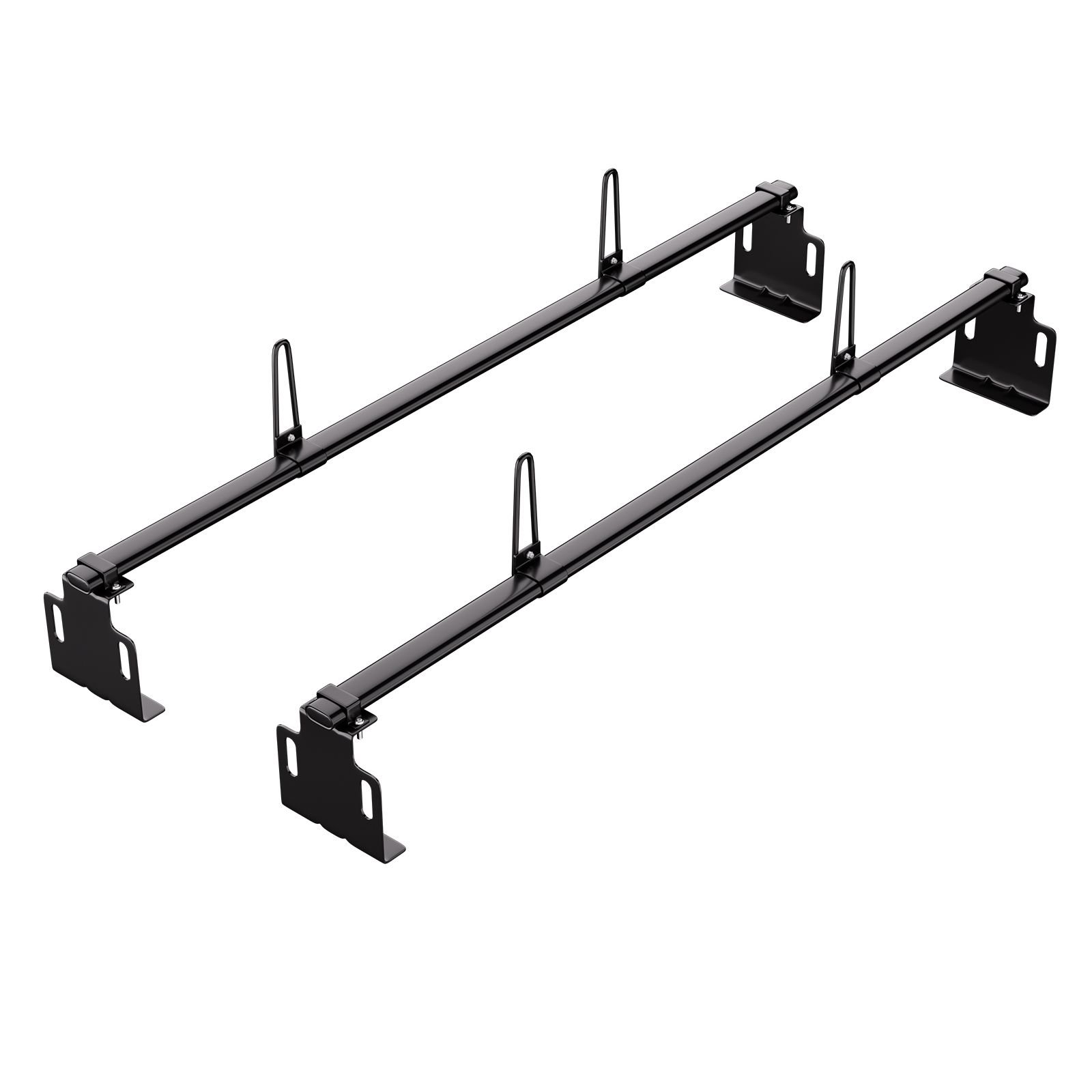 trailer ladder rack, 60" 2 crossbars ladder roof rack, heavy duty steel van roof ladder rack, 500 lbs capacity van ladder rack, fit for universal truck roofs