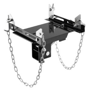 Transmission Jack Adapter, 1100 lbs / 0.5 Ton Load Capacity Automotive Transmission Lift Adapter, Heavy-Duty Steel, for Floor Jack with 1-1/5 in Detachable Saddle Shaft, for Garage, Repair Shop