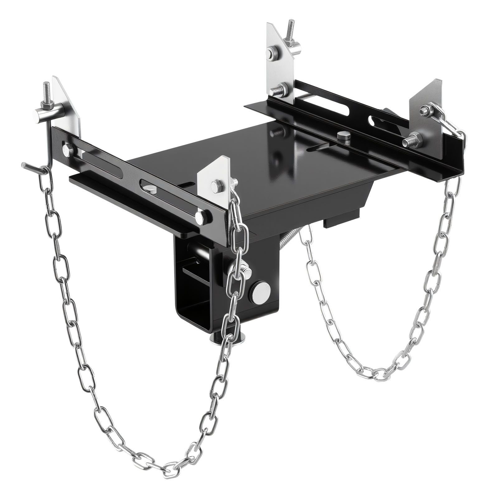 transmission jack adapter, 1100 lbs / 0.5 ton load capacity automotive transmission lift adapter, heavy duty steel, for floor jack with 1 1/5 in detachable saddle shaft, for garage, repair shop