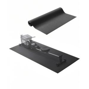 treadmill mat for carpet floor, 1/4" thick, 30" x 72" exercise equipment mat for treadmills, stationary & recumbent bikes, high density pvc floor protector, waterproof and non slip for home gym