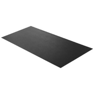 treadmill mat for carpet floor, 35.5" x 78.7" x 0.16" exercise equipment mat for treadmills, elliptical, rowing machine, high density pvc floor protector, waterproof and non slip for home gym