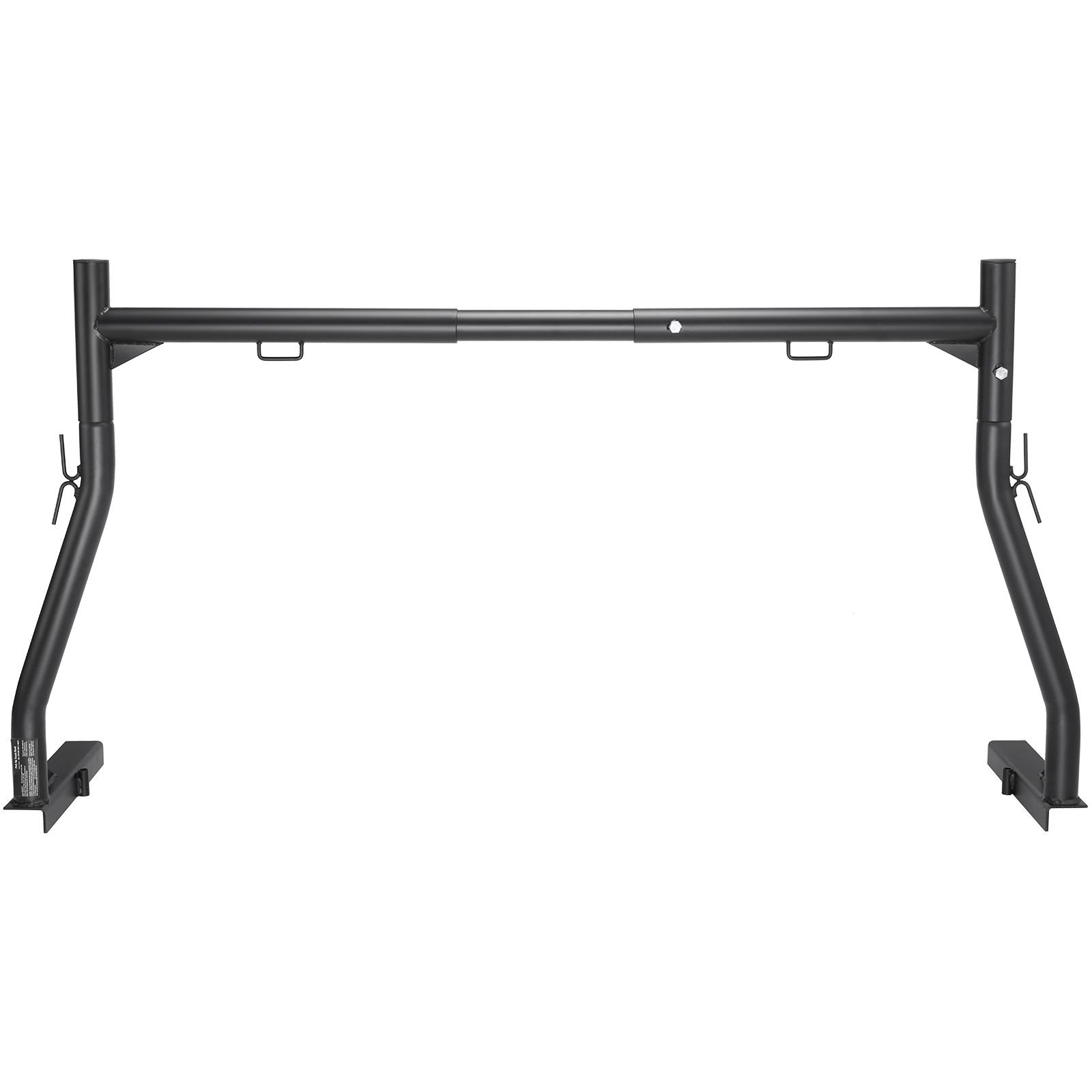 truck rack, 46 71inch extendable truck ladder rack, 800 lbs capacity steel ladder rack for truck with non drilling j bolts, heavy duty truck bed rack for kayak, surfboard, lumber, ladder