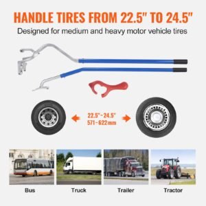 truck tire changer mount demount 22.5 24.5 in radial bias ply/tubeless tire