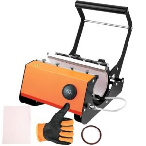 Tumbler Heat Press, 30oz Mug Heat Press Machine, Sublimation Transfer 11-15oz 16-25oz 30oz Straight Skinny Tumblers, with Heat-Resist Gloves and Tape, for DIY Ceramic Mugs Cups Glasses