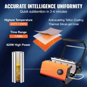 tumbler heat press, 30oz mug heat press machine, sublimation transfer 11 15oz 16 25oz 30oz straight skinny tumblers, with heat resist gloves and tape, for diy ceramic mugs cups glasses