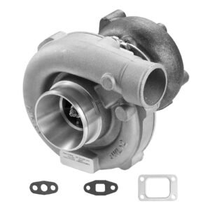 Turbo Turbocharger with Gasket Kit, Turbo Charger Replacement for Car Engines, Compatible with 1.5L-4.0L Engine Displacements, Heat Resistance Engine Turbocharger with K418 Alloy Impeller