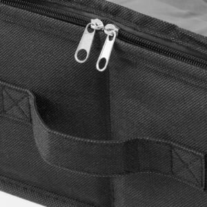 under bed shoe storage organizer, set of 2, total 32 compartments, underbed shoes closet storage solution with clear window, breathable, foldable fabric container box with reinforced handles
